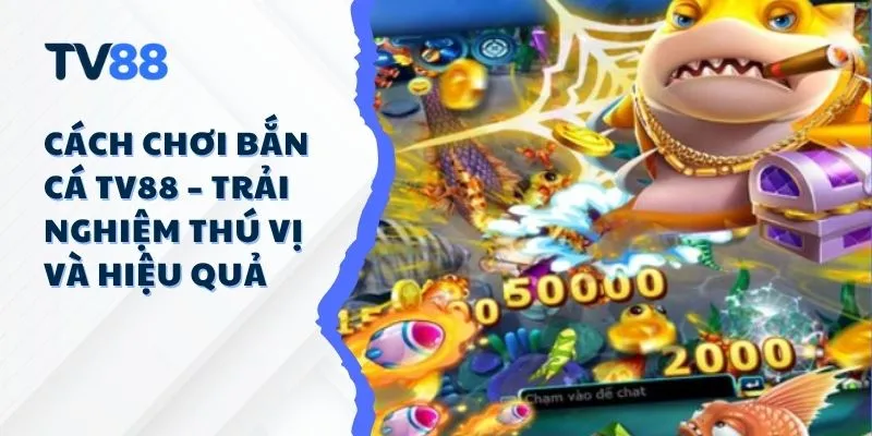 Cách Chơi Bắn Cá TV88 – Trải Nghiệm Thú Vị và Hiệu Quả